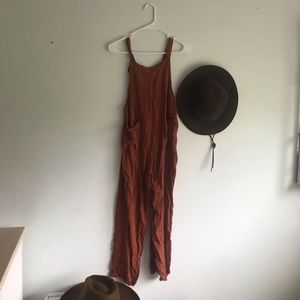 Rust colored jumpsuit